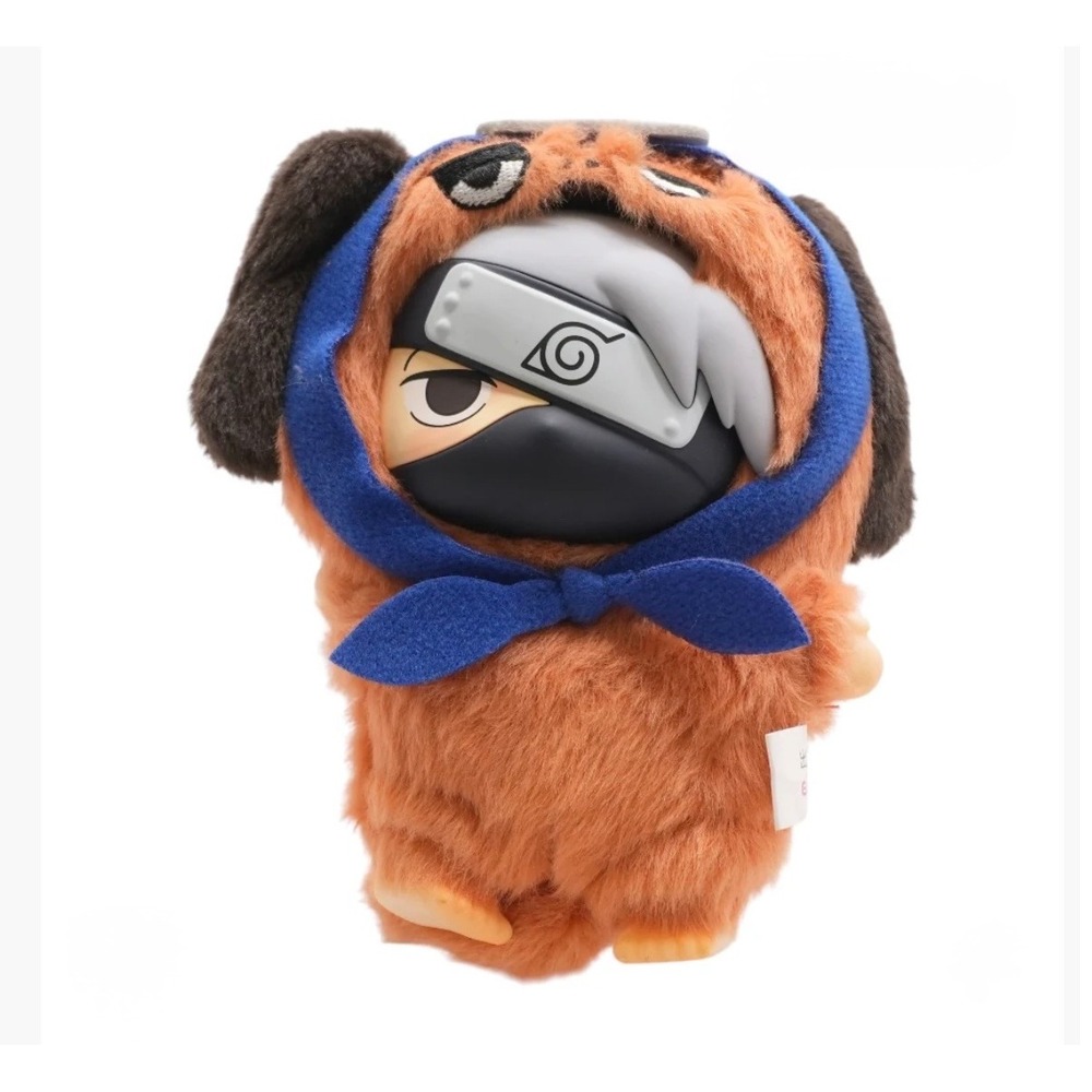 Eaki Naruto Kakashi Plush Small Orange Blue Dog Costume Toy